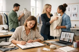 Kollektion im Modedesign entwickeln lernen