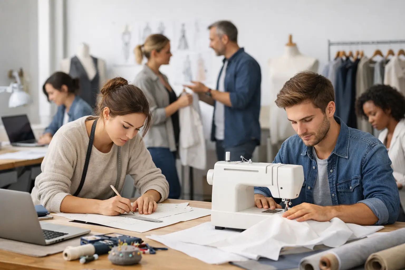 Praxisprojekte in der Modedesign-Weiterbildung